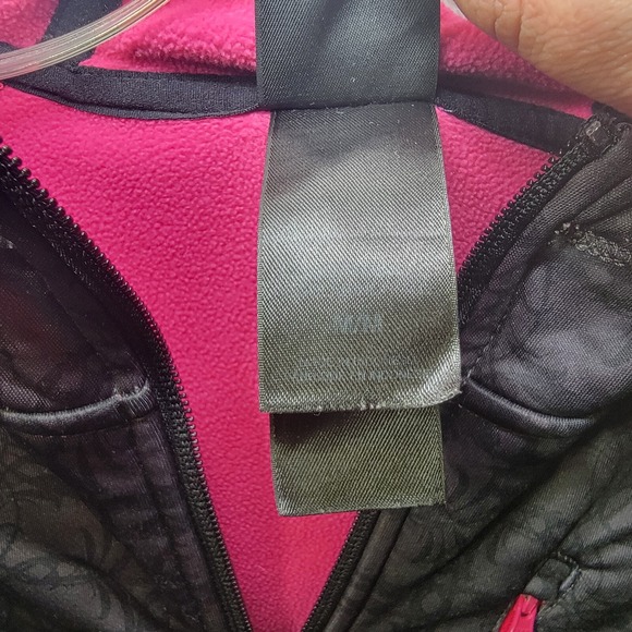 The North Face Fleece Sweater Jacket Hoodie Womens Sz Med Hot Pink TNF Apex‎ - Picture 15 of 16
